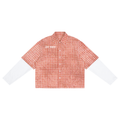 "Ain't No Show Pony" - Vintage Wash Plaid Short Sleeve Button Shirt