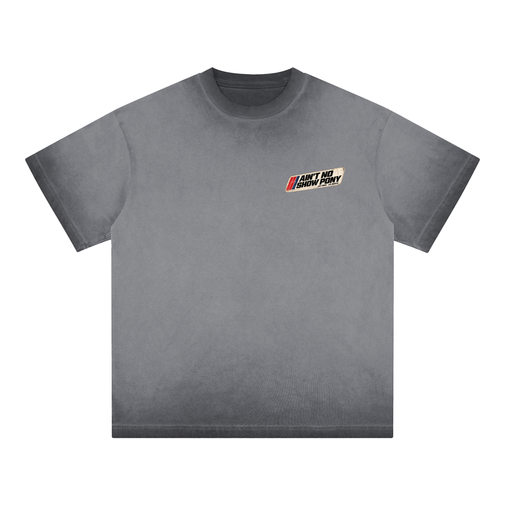 "Ain't No Show Pony" Reverse Dyed Tee