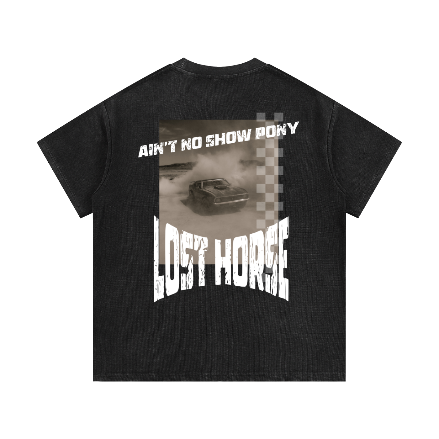 "Ain't No Show Pony" Waffle Tee