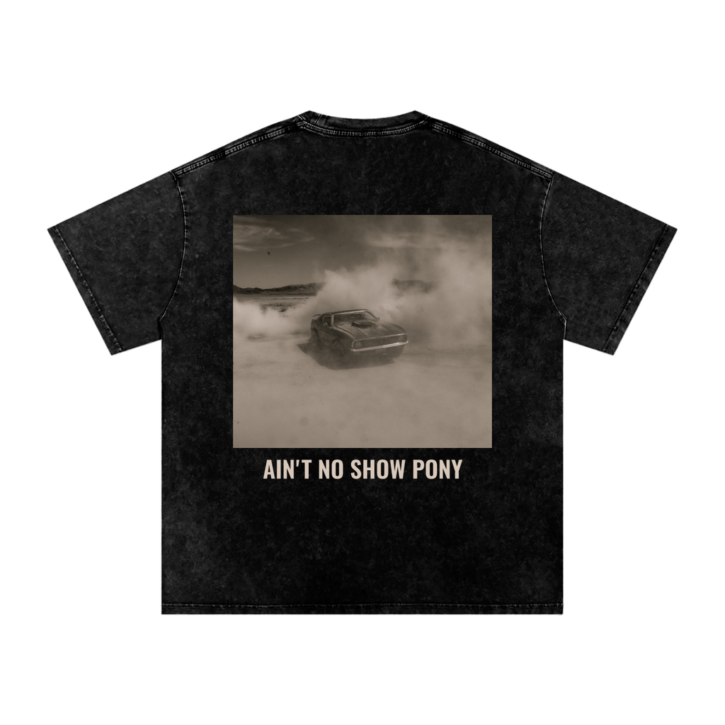 "Ain't No Show Pony" - Oversized Cotton Tee