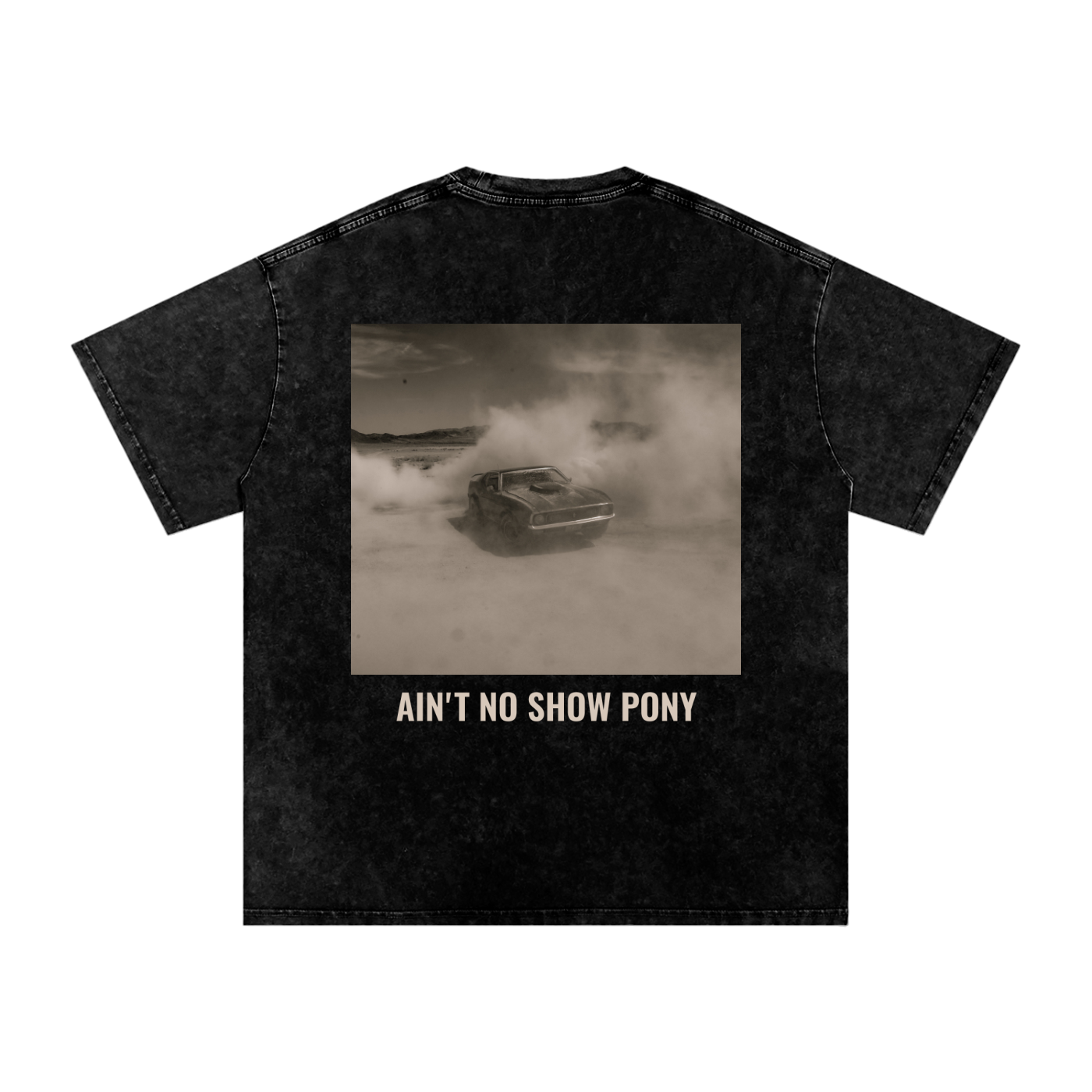 "Ain't No Show Pony" - Oversized Cotton Tee