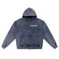 Lost Horse Custom Garage Faded Indigo Zip Hoodie