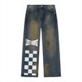 Mechanic's Wide Leg Denim Jean