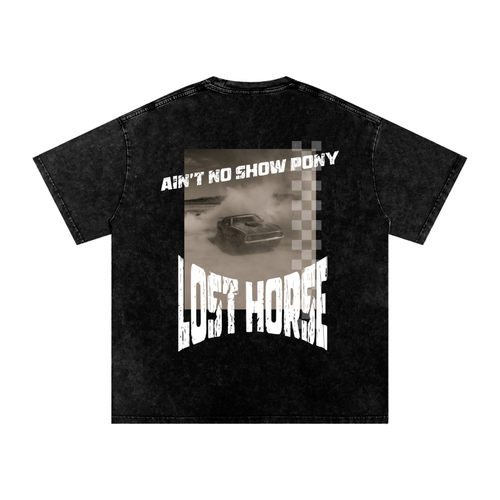 "Ain't No Show Pony" - Oversized Cotton Tee
