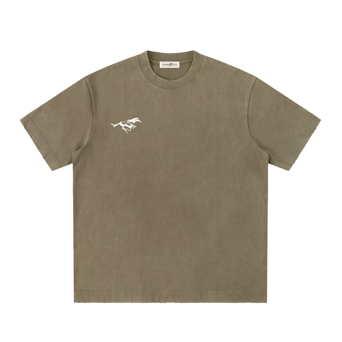 Heavyweight Vintage Frayed Tee