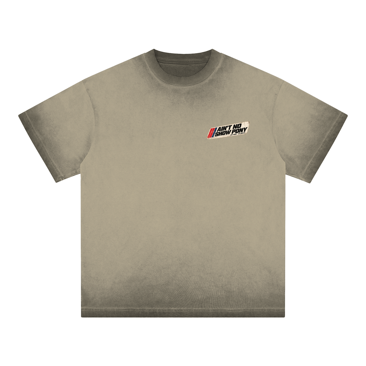 "Ain't No Show Pony" Reverse Dyed Tee