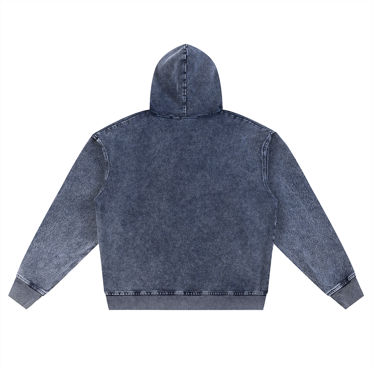 Lost Horse Custom Garage Faded Indigo Zip Hoodie