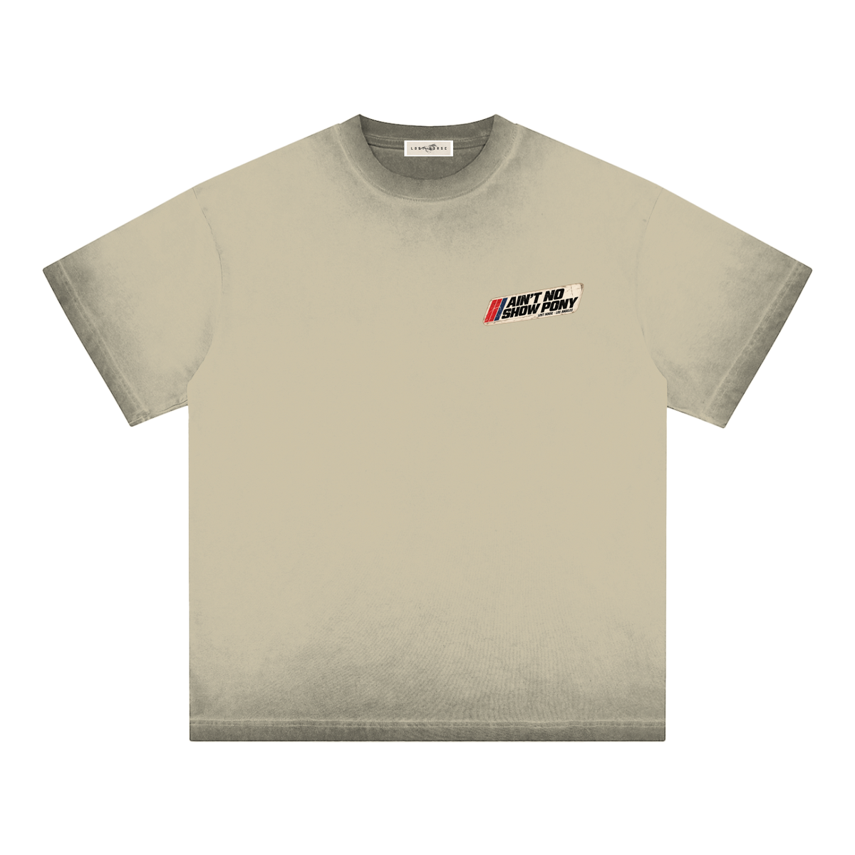 "Ain't No Show Pony" Reverse Dyed Tee