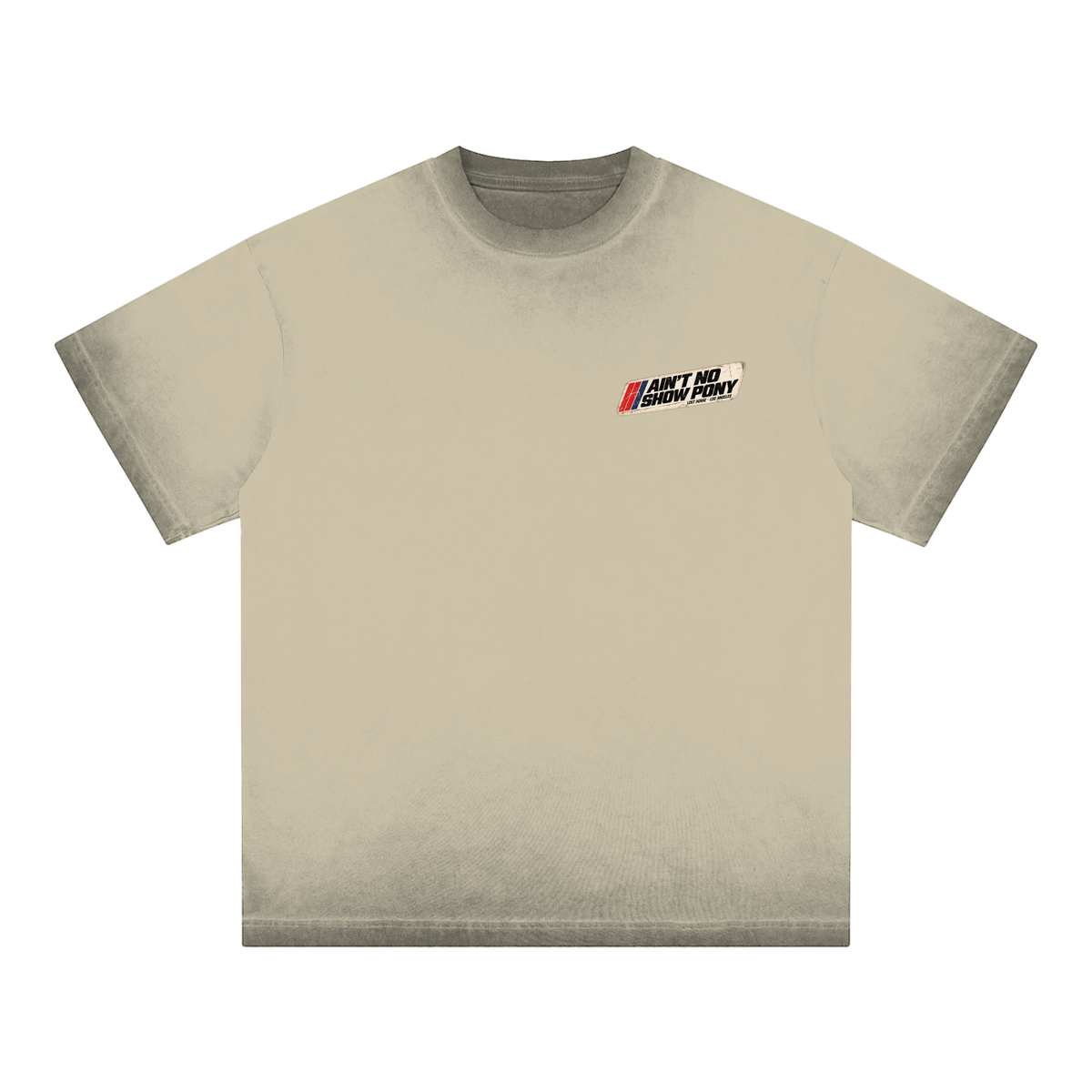 "Ain't No Show Pony" Reverse Dyed Tee