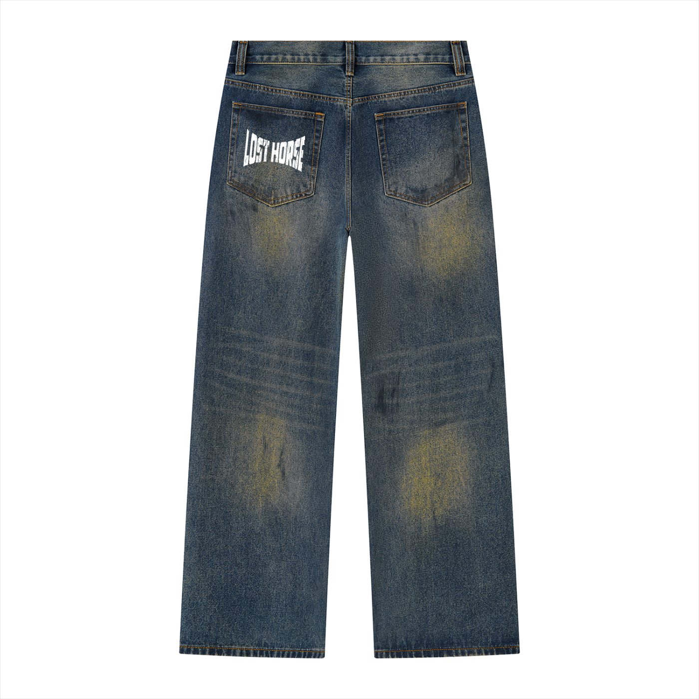 Mechanic's Wide Leg Denim Jean