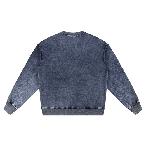 Lost Horse Custom Garage Faded Indigo Sweatshirt