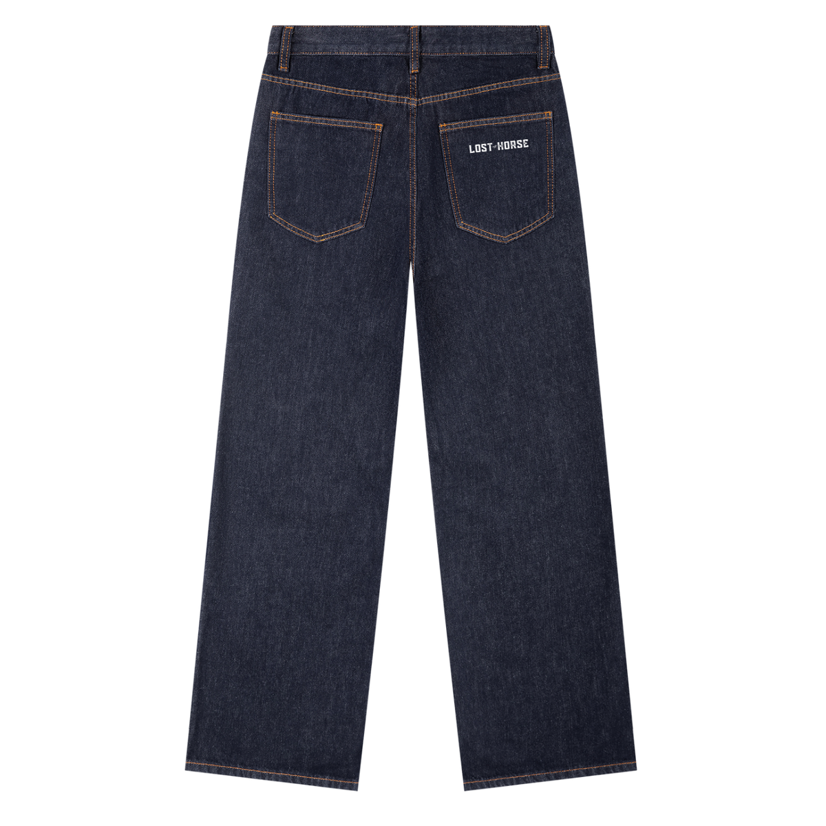 Straight Leg Deep Indigo Denim