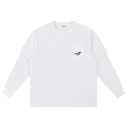 Long Sleeve Oversized Pocket Tee